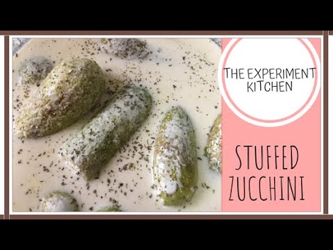 Kusa Makhshy (stuffed zucchini with meat & yogurt sauce)| The Experiment Kitchen ™ Kusa Makhshy (stuffed zucchini with meat & yogurt sauce)| The Experiment Kitchen ™