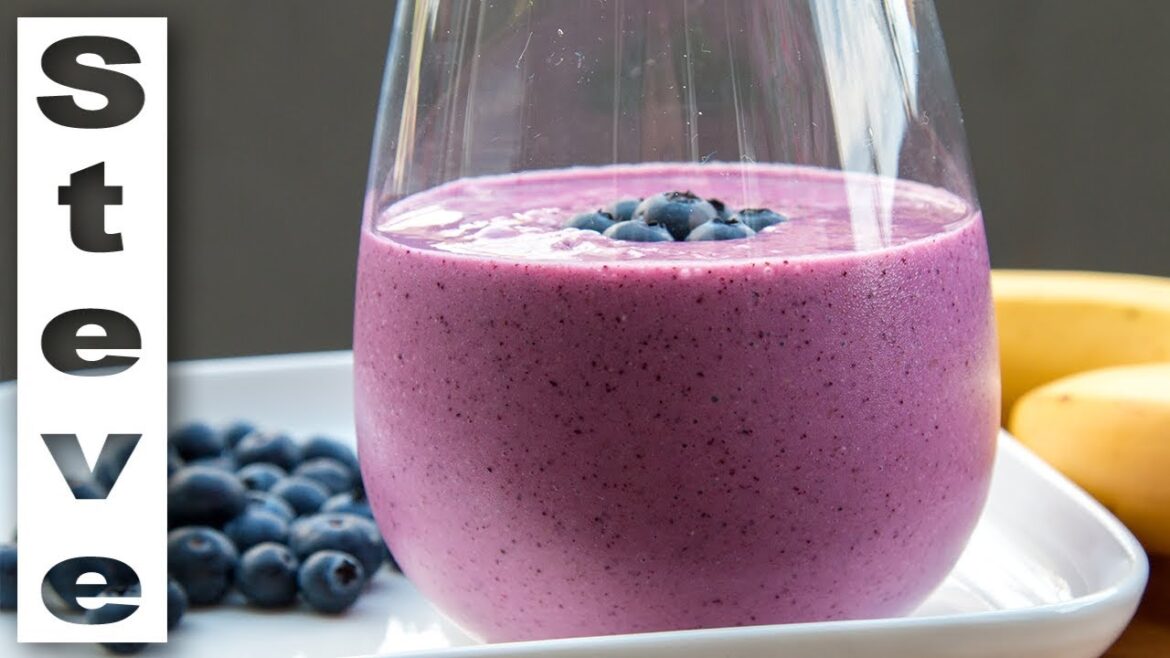 BLUEBERRY & BANANA SMOOTHIE – Healthy Smoothie Tuesday BLUEBERRY & BANANA SMOOTHIE - Healthy Smoothie Tuesday