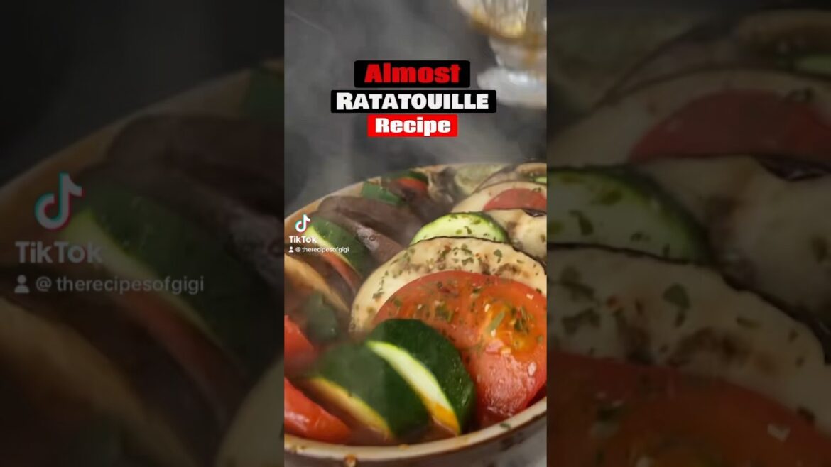 Day 1 dinner - almost ratatouille recipe - 1 week vegetarian recipes challenge #short