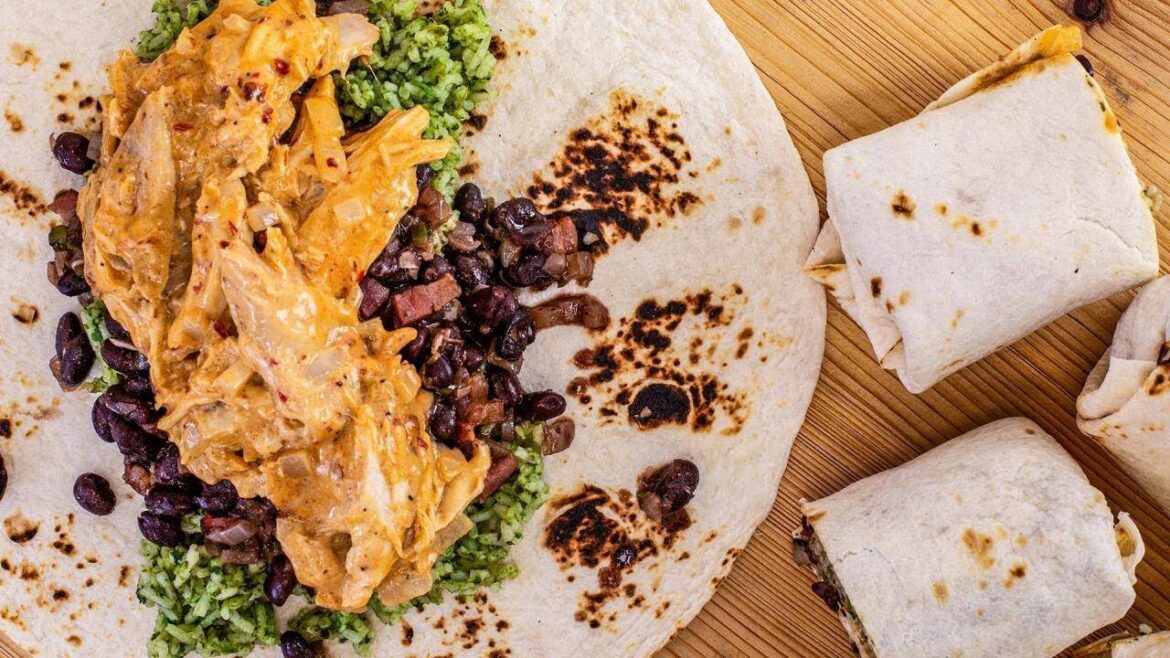 How To Make Chipotle Chicken and Black Bean Burritos By Rachael