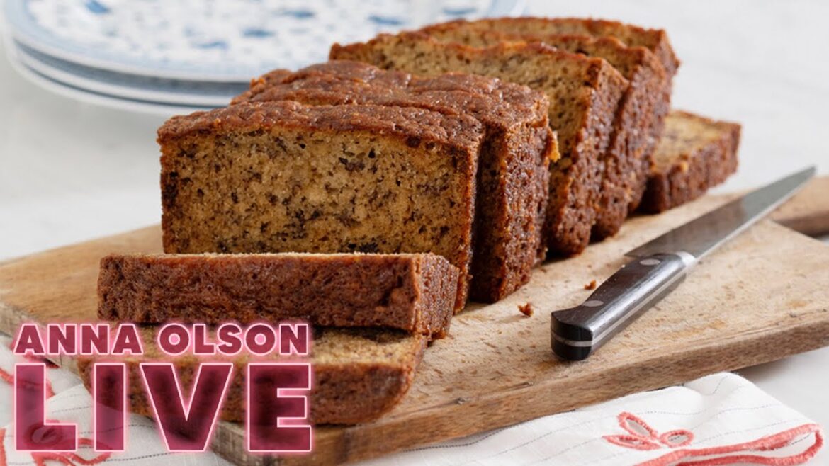 How to Make Anna’s Go-To Banana Bread! | LIVESTREAM w/ Anna Olson How to Make Anna's Go-To Banana Bread! | LIVESTREAM w/ Anna Olson