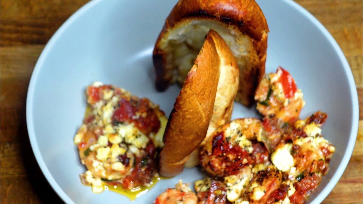 Shrimp Saganaki #shrimp #saganaki #greekfood #seafoodlover #delicious  #seafood #inspiringcooking