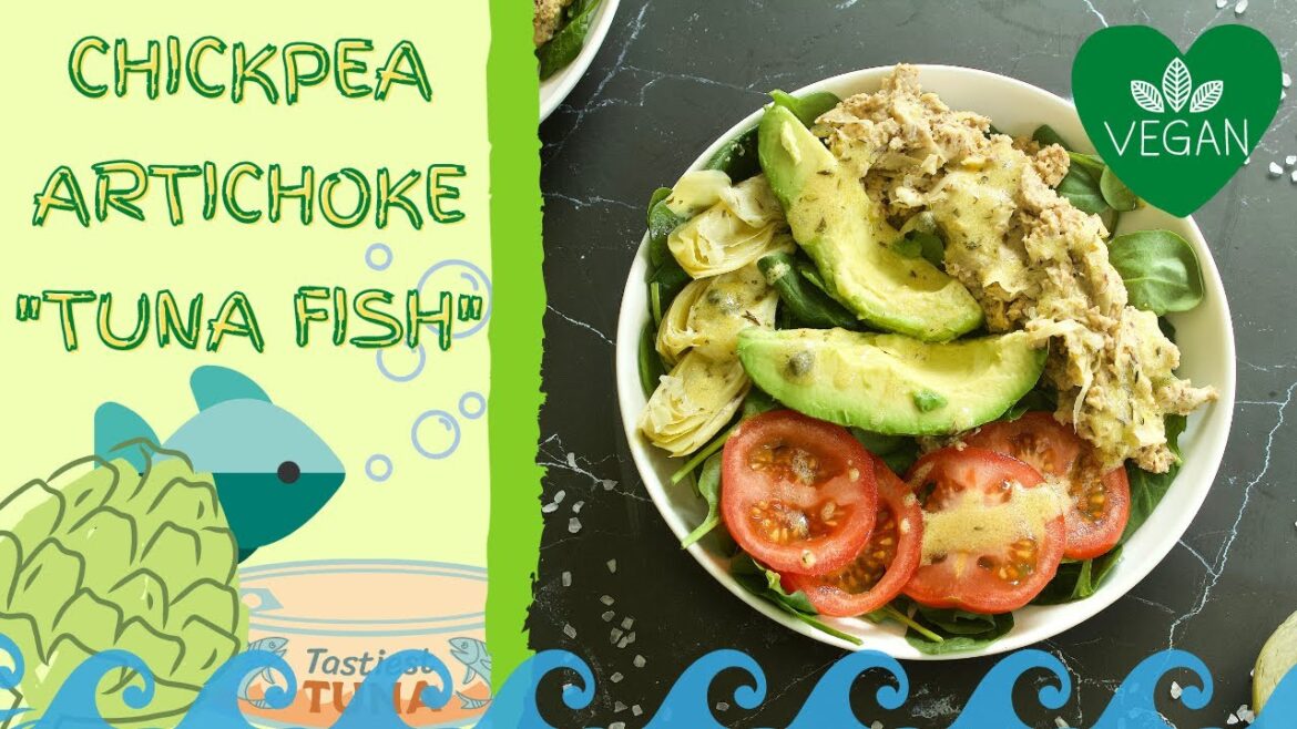 How To Make CHICKPEA "Tuna Fish" - ft. Artichoke | Simple Vegan Recipe