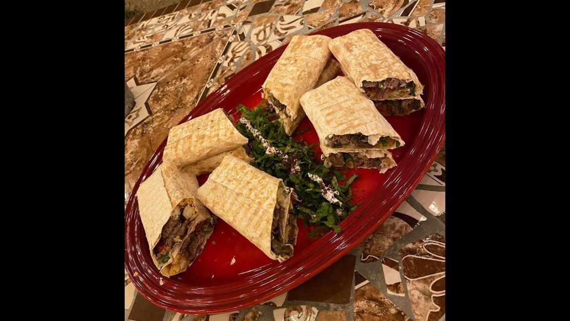 Beef Shawarma Wraps Recipe with Markook Flatbread by Breadmasters ARA-Z Beef Shawarma Wraps Recipe with Markook Flatbread by Breadmasters ARA-Z