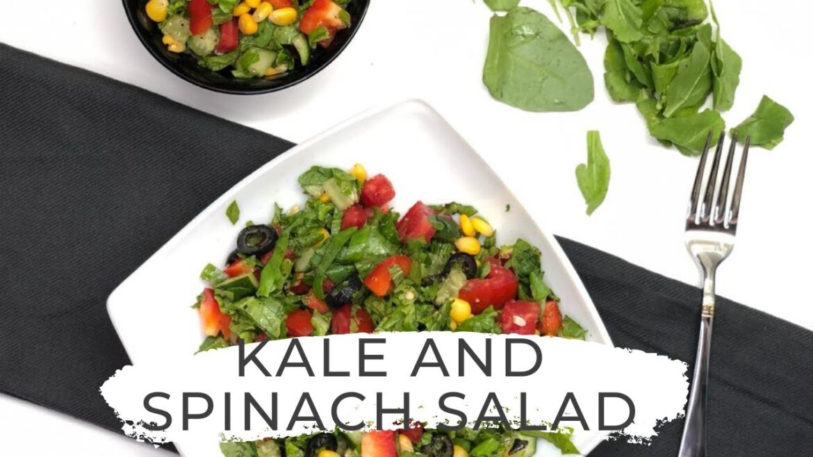 How to Make Kale and Spinach Salad | Kale Salad Recipe How to Make Kale and Spinach Salad | Kale Salad Recipe