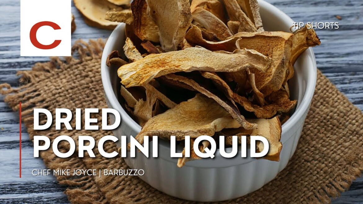 Dried Porcini Liquid | Chef Mike Joyce | Tips #shorts