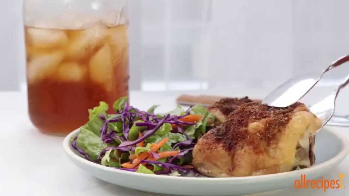 How to Make Crispy Baked Chicken Thighs | Chicken Recipes | Allrecipes.com