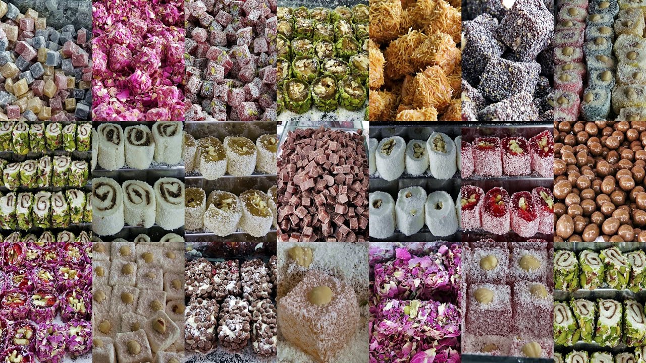 Turkish Delight Varieties How to make Traditional Turkish Delight