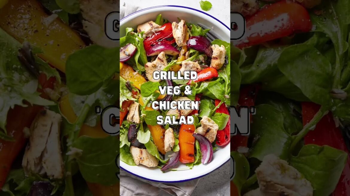 Grilled ‘Chicken’ & Veg Salad // VEGAN + GF // Easy 30 minute meal Grilled ‘Chicken’ & Veg Salad // VEGAN + GF // Easy 30 minute meal