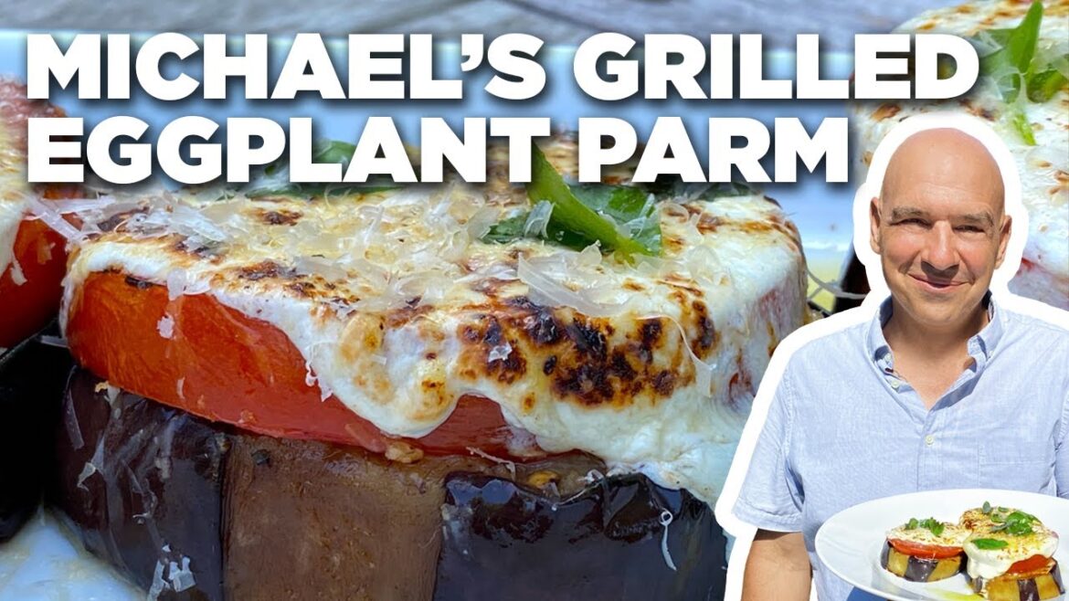 Michael Symon’s Grilled Eggplant Parmesan | Symon’s Dinners Cooking Out | Food Network Michael Symon's Grilled Eggplant Parmesan | Symon's Dinners Cooking Out | Food Network