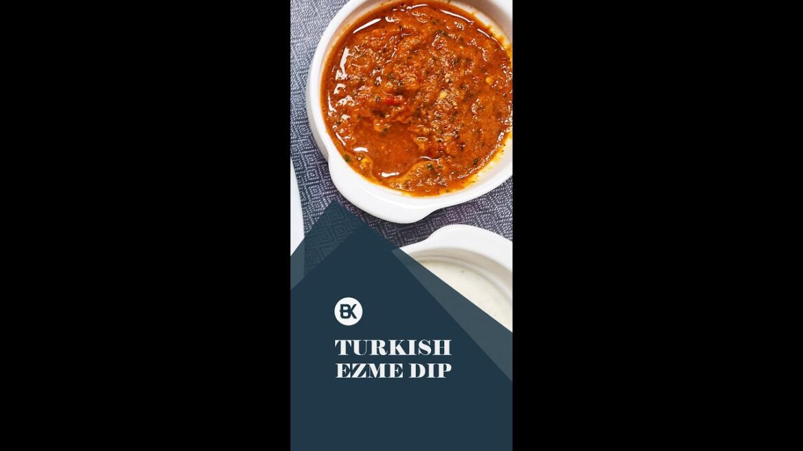 Turkish Ezme Chili Dip: Spicy, Herby and Quick Recipe