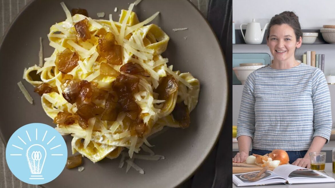 Diane Kochilas’s Pasta With Yogurt & Caramelized Onions | Genius Recipes Diane Kochilas's Pasta With Yogurt & Caramelized Onions | Genius Recipes