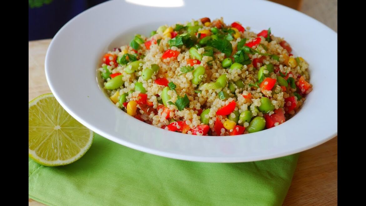 Edamame Corn and Quinoa Salad | Salad Month | Episode 34