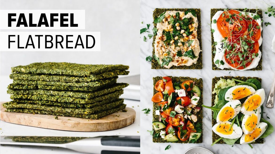 FALAFEL FLATBREAD | amazing vegan flatbread recipe FALAFEL FLATBREAD | amazing vegan flatbread recipe