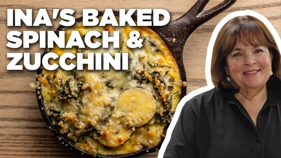 Ina Garten’s Baked Spinach and Zucchini | Barefoot Contessa | Food Network Ina Garten's Baked Spinach and Zucchini | Barefoot Contessa | Food Network