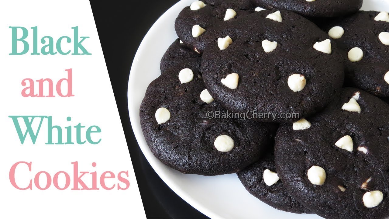 BLACK AND WHITE COOKIES White Chocolate Chip Cookies Recipe