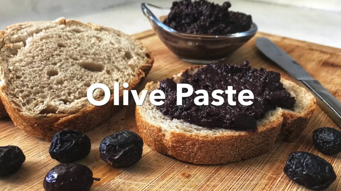 How To Make Olive Paste |Black Olive Paste Recipe |Homemade Olive Paste