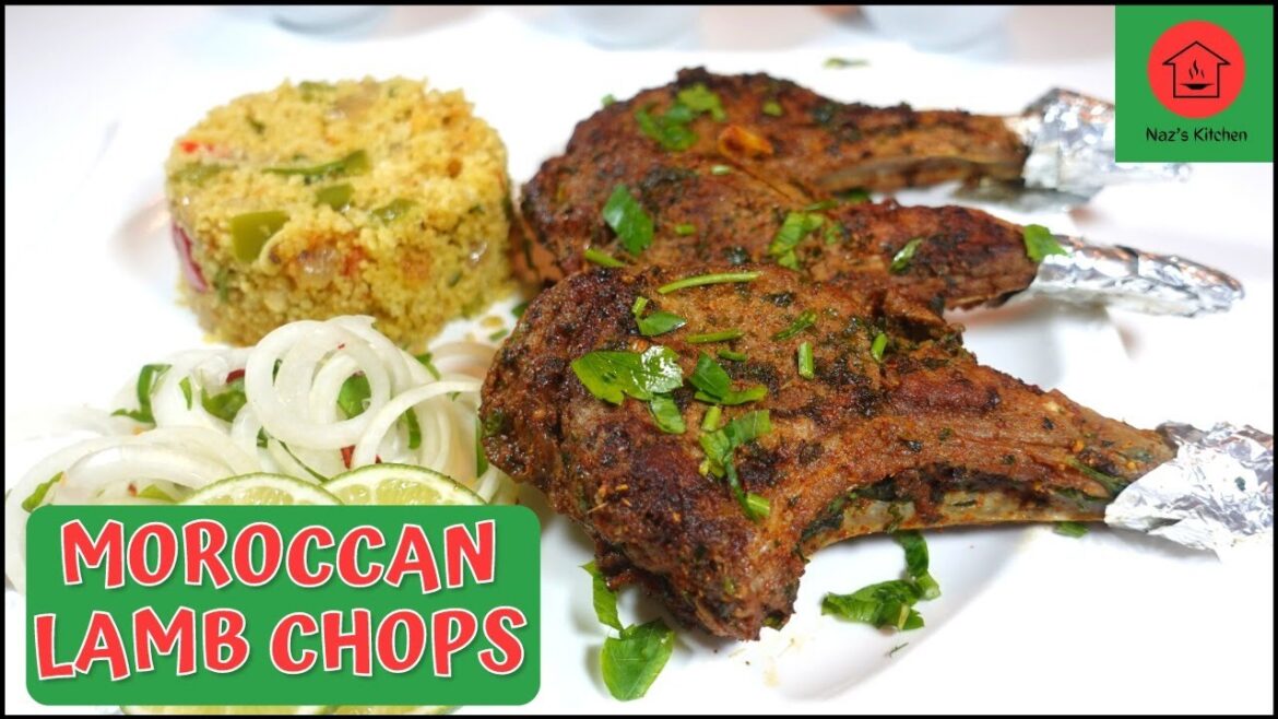 Moroccan Lamb Chops Recipe | Moroccan Grilled Lamb Chops Recipe | Lamb Chops | Naz's Kitchen