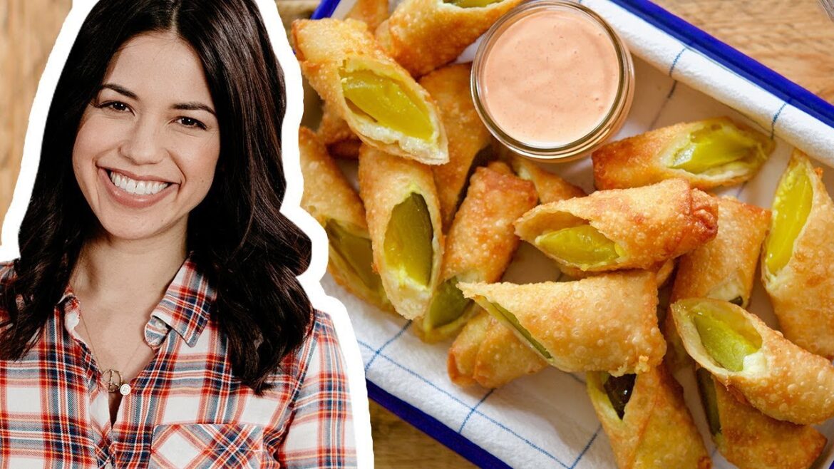 Molly Yeh Makes Cheesy Fried Pickles | Girl Meets Farm | Food Network