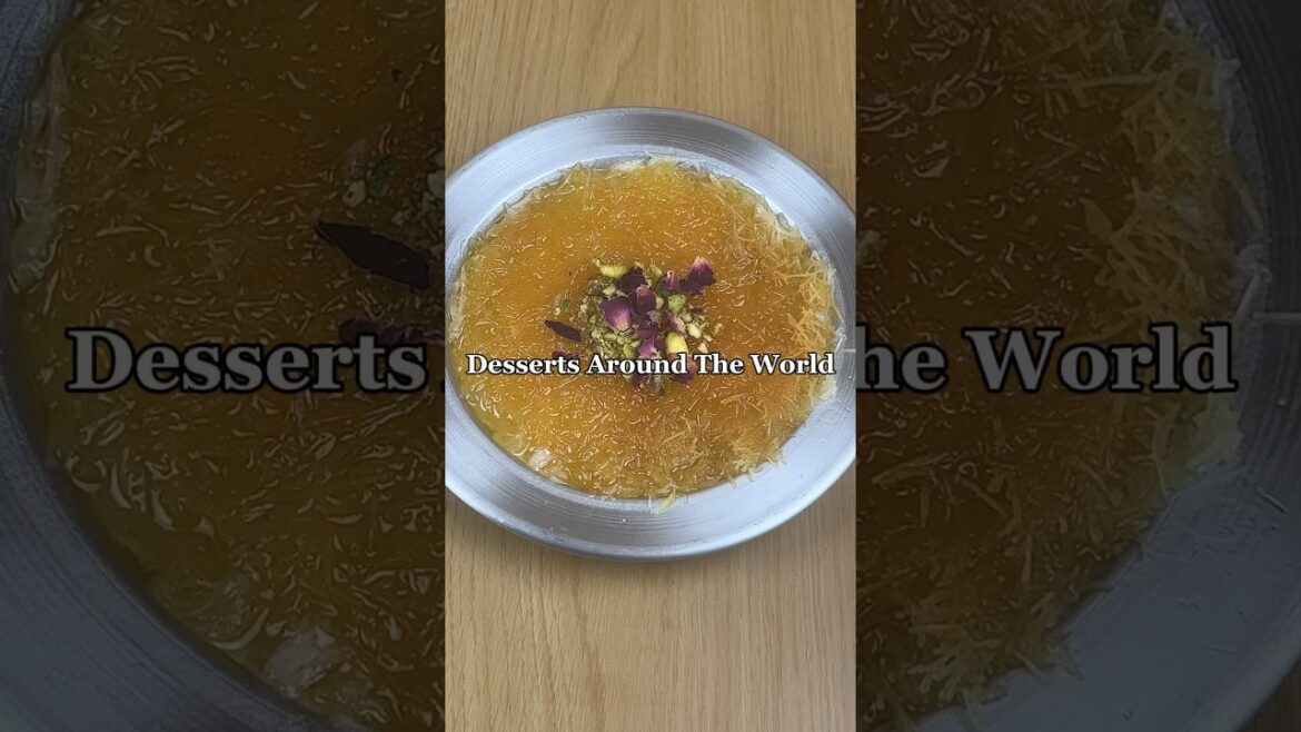 Palestinian Kunafa | Desserts Around the World ep16 #shorts #dessert #food