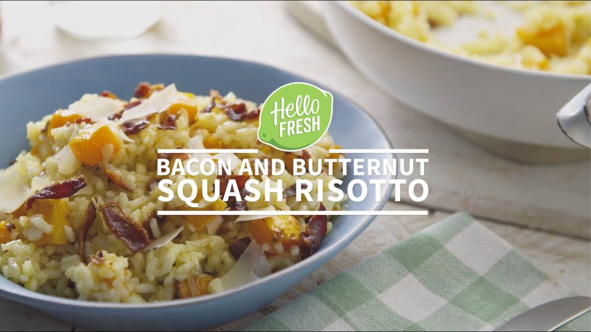 Bacon and Butternut Squash Risotto | HelloFresh