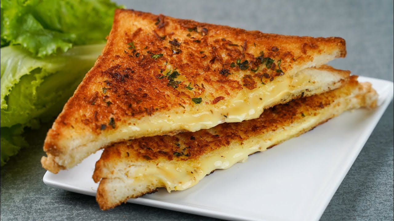 Garlic Cheese Sandwich Recipe Cheese Sandwich Easy Sandwich Recipe