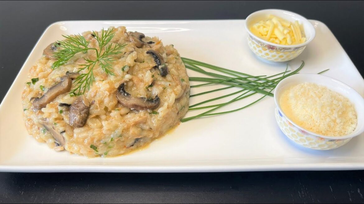 Risotto | Tuna & Mushrooms Risotto | Risotto Tonno e Funghi | Italian Style | Deea's Cucina