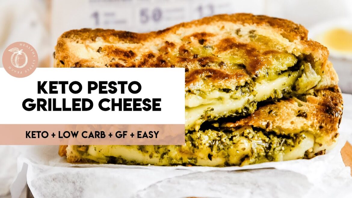 Keto Pesto Grilled Cheese #shorts Keto Pesto Grilled Cheese #shorts