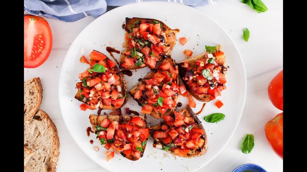 Vegan Tomato Bruschetta Vegan Tomato Bruschetta