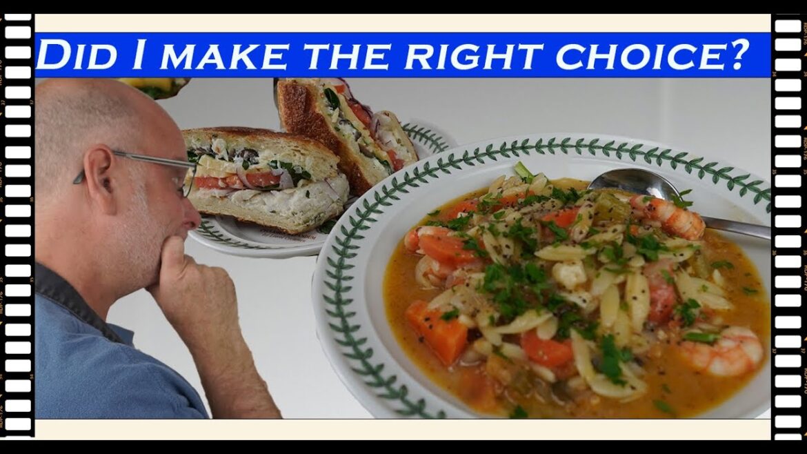 The Unexpected Turn in This Mediterranean Dish with Halibut - Sandwich and Soup?