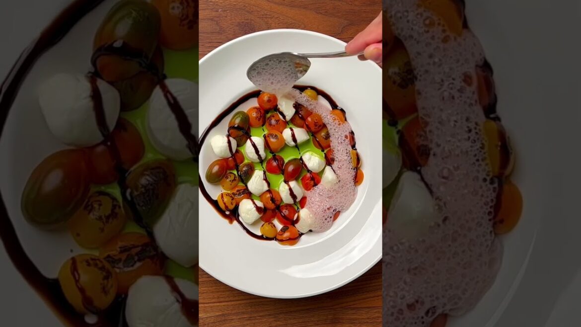 Unveiling the Culinary Masterpiece: Exquisite Finedining Caprese Salad