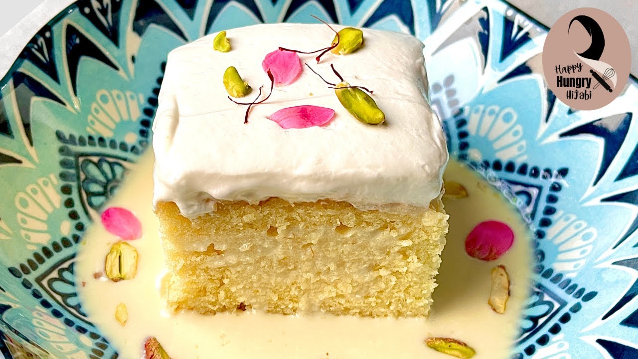 Saffron Milk Cake Three Milk Cake Dining and Cooking
