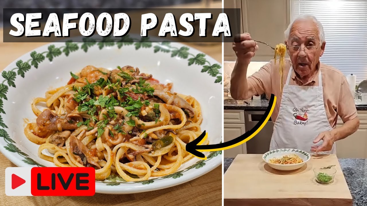 Linguine with Seafood in a Red Sauce by Pasquale Sciarappa Dining and