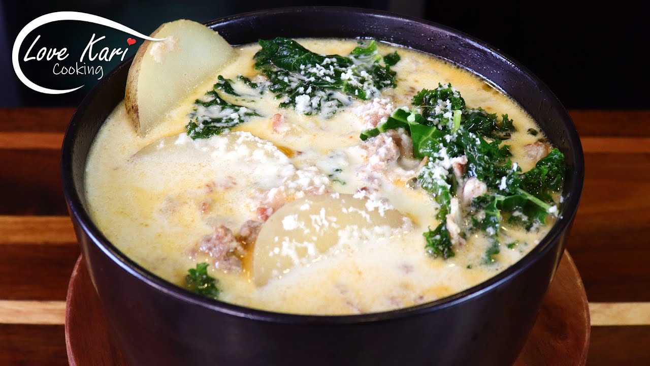 How I Make Olive Garden's Zuppa Toscana Soup Recipe Sopa Toscana ...