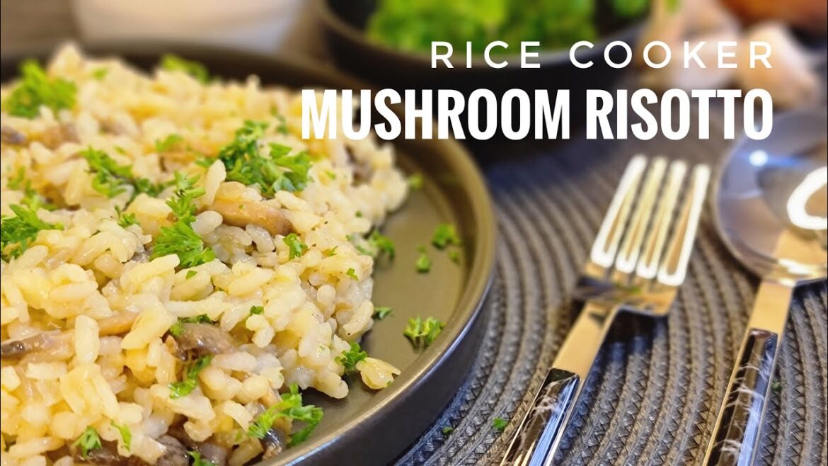 Easy way to cook Mushroom Risotto in a Rice Cooker #mushroomrisotto #risottorecipe #risotto #italian Easy way to cook Mushroom Risotto in a Rice Cooker #mushroomrisotto #risottorecipe #risotto #italian