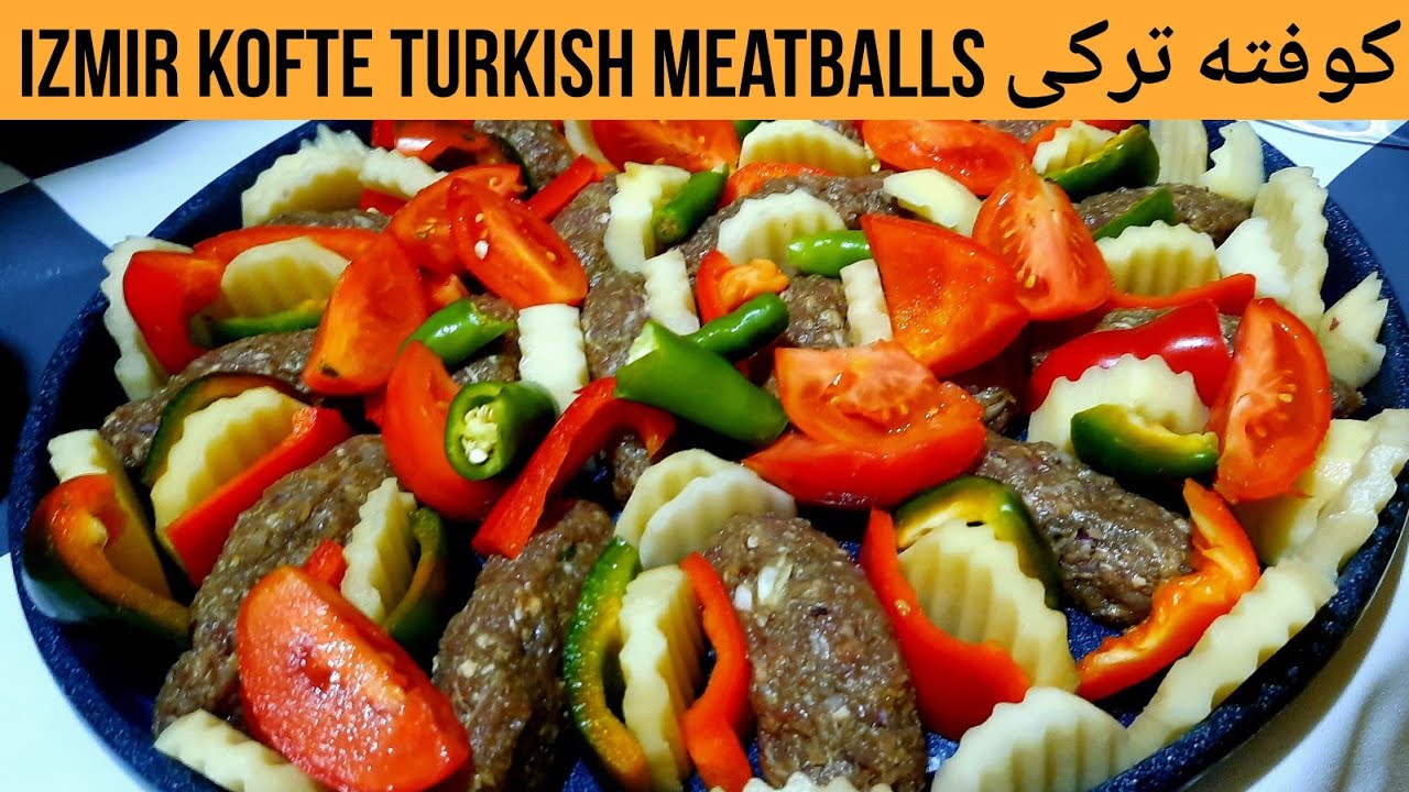Izmir Kofte ,Oven Baked Turkish Meatballs in Tomato sauce izmir kofte