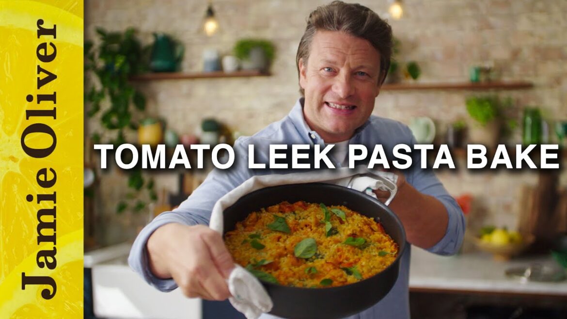 Incredible Tomato Leek Pasta Bake | Jamie Oliver Incredible Tomato Leek Pasta Bake | Jamie Oliver
