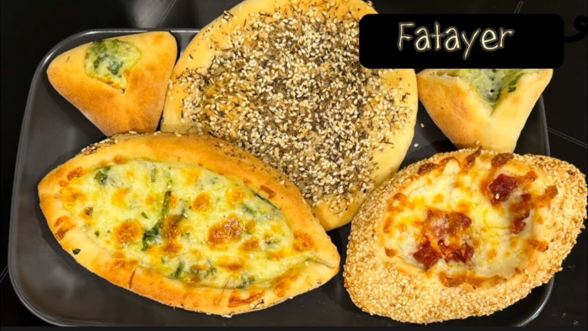 Fatayer Recipe || Softest Cheese Fatayer Recipe || Cheese , Spinach and Zaatar Fatayer or Pies