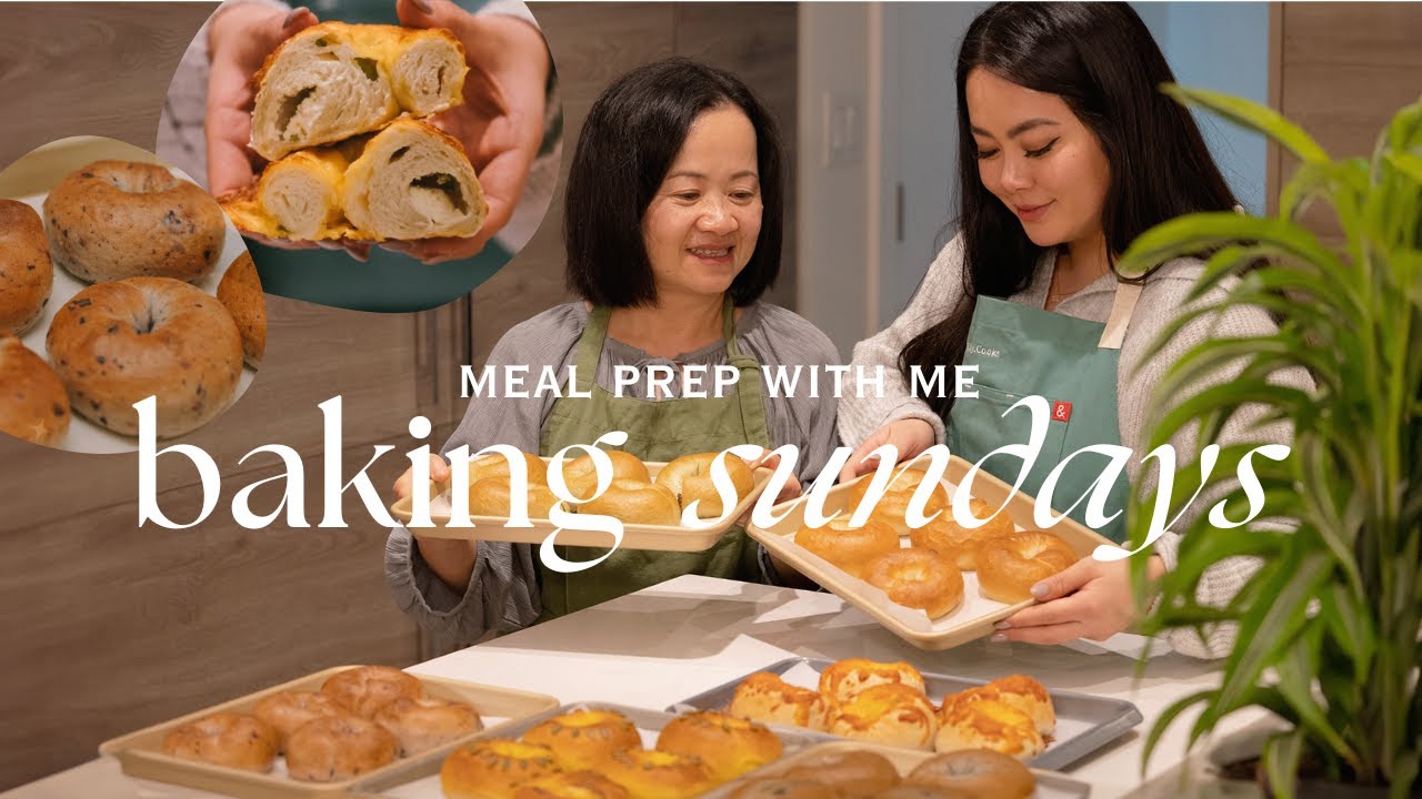 Meal Prep For The Week Baking 6 Kinds Of Japanese Bagel With Just One Meal Prep For The Week Baking 6 Kinds Of Japanese Bagel With Just One