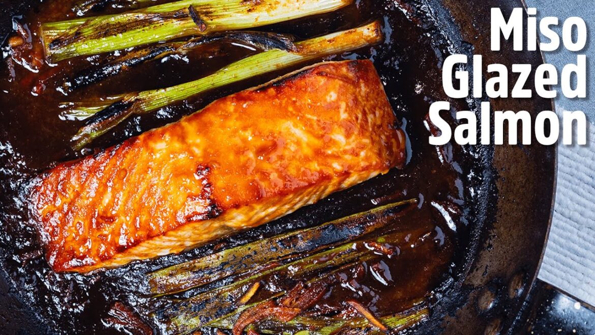 Honey Glazed Salmon - The Sweet n Salty Miso Classic!