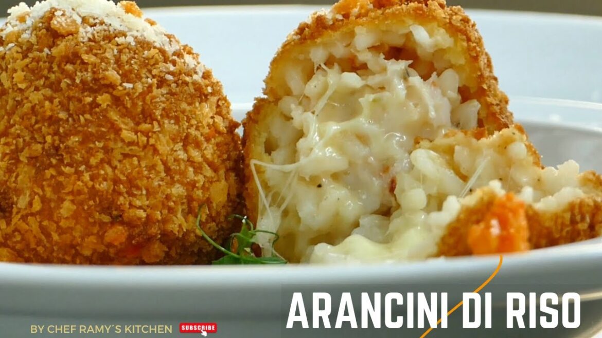 HOW TO PREPARE ARANCINI PRAWN || ARANCINI-GARNELEN RAGOUT || RICE BALLS WITH PRAWNS RAGOUT || RECIPE