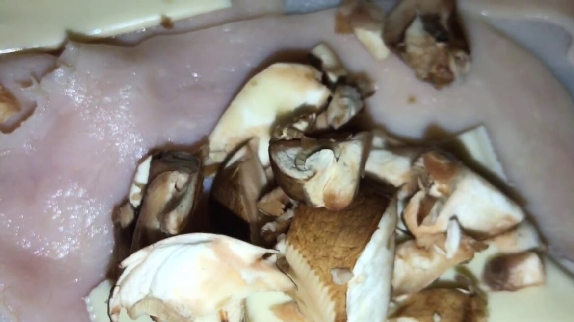 Swiss, Mushroom Stuffed Hamburger With Turkey