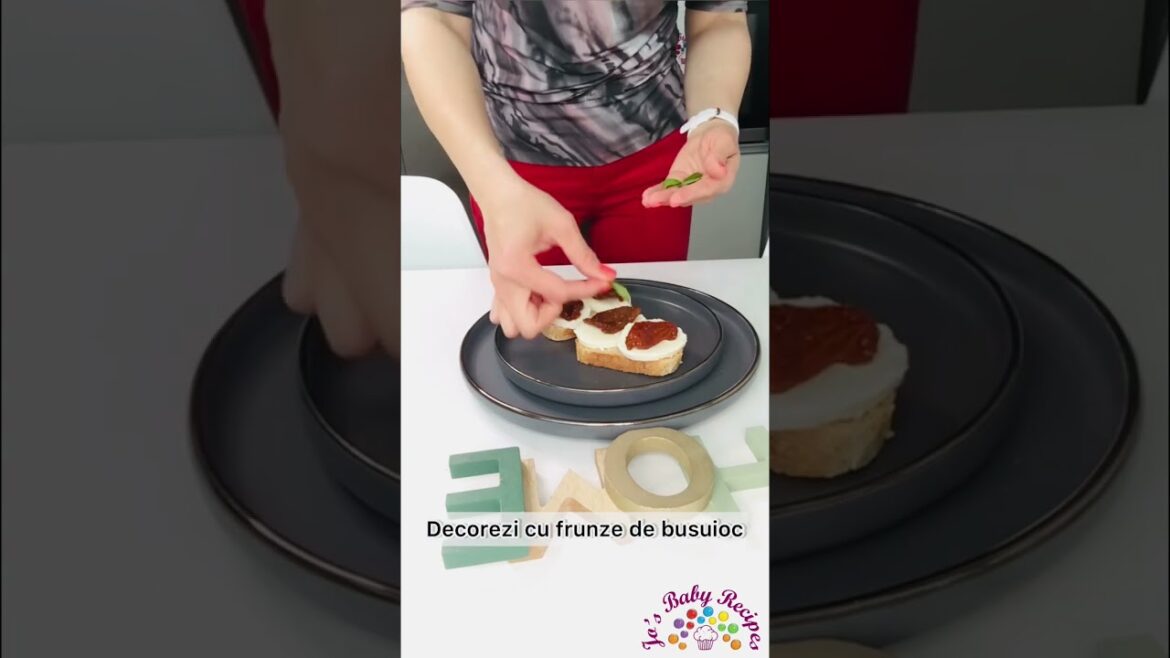 Bruschette cu mozzarella si rosii uscate in ulei |  Jo’s Baby Recipes