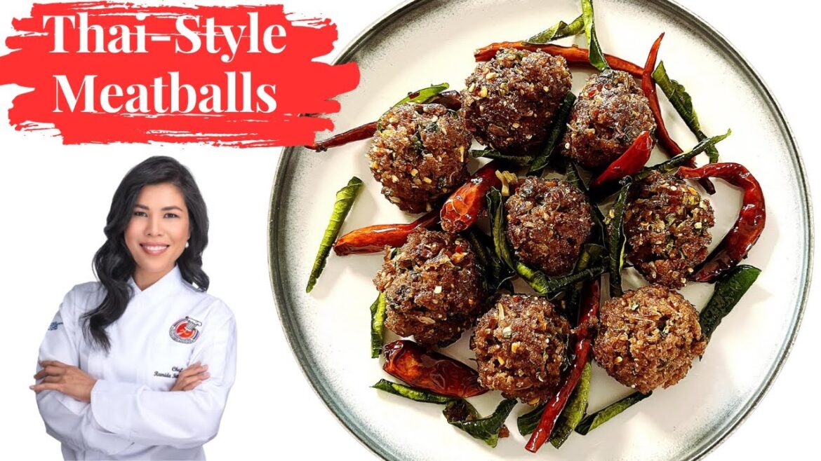 Thai-Style Meatballs / Spicy Meatballs / Laab Tod Thai-Style Meatballs / Spicy Meatballs / Laab Tod