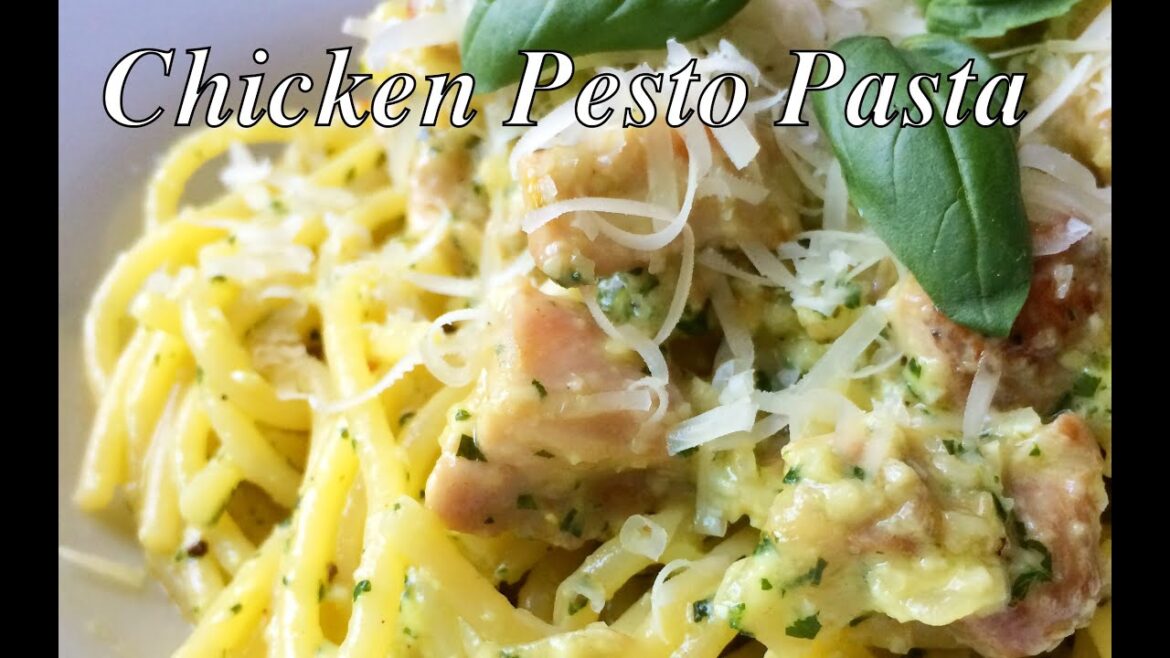 Chicken Pesto Pasta (Spaghetti Recipe)- BenjiManTV