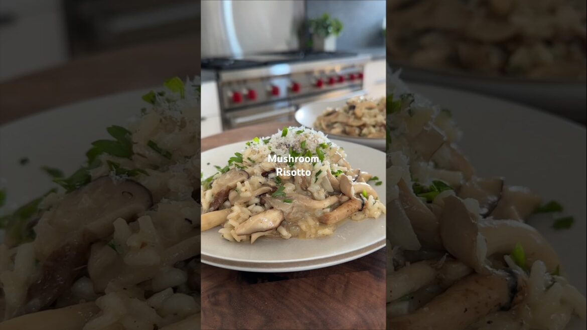 Mushroom risotto ✨