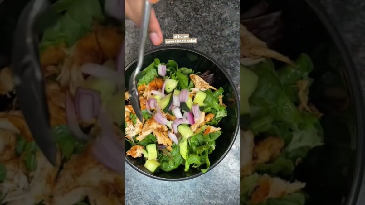 How to make the BEST cava Greek salad
