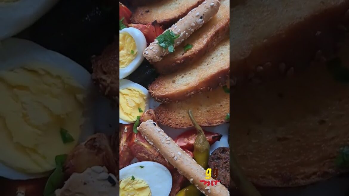 Greek Cypriot Breakfast | ggmix #breakfastideas #meze #sharingplatter Greek Cypriot Breakfast | ggmix #breakfastideas #meze #sharingplatter