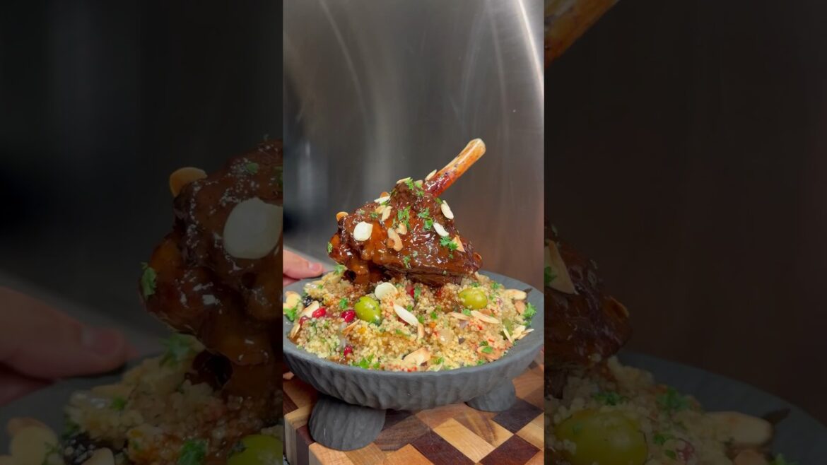 Slow-Cooked Lamb Shanks #Shorts