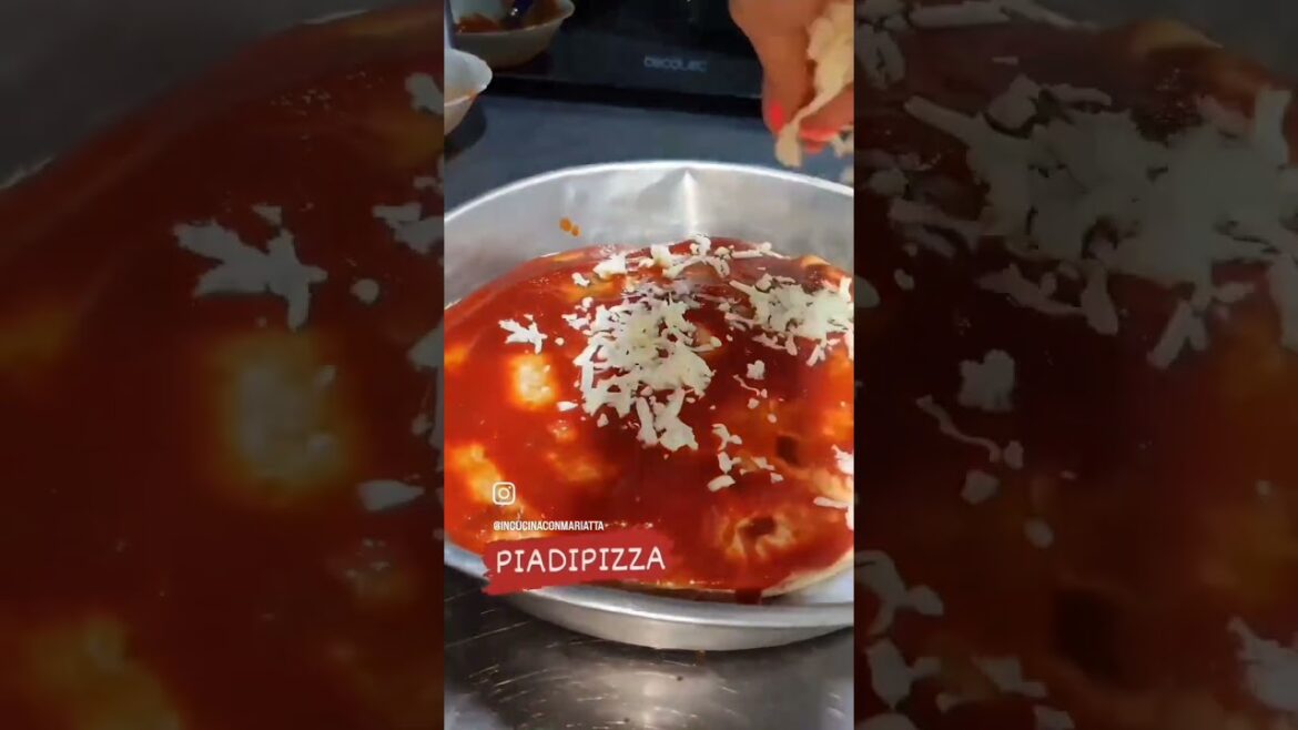 Scopri COME trasformare 2 piadine in una MEGA PIZZA!